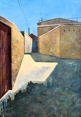 Painting, Cyprus (series Urban physique), Menkiv Anatoliy