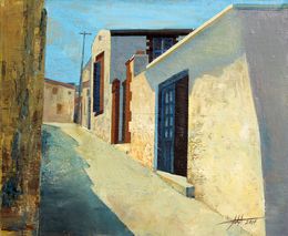 Painting, Quiet Street (series Urban physique), Menkiv Anatoliy