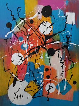 Painting, REF 28-24 - Ordre et chaos, Jeanne