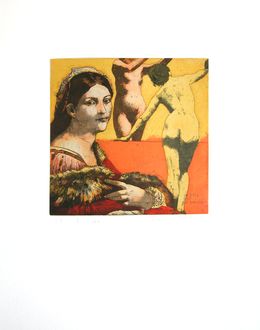 Print, La joie est un savoir, gravure orignale, Kurt Mair