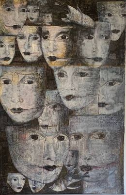 Gemälde, I could feel my heart beating IV, Jacqueline H-Botquelen