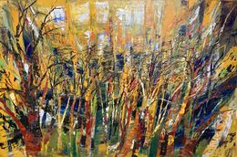 Painting, Automne dans le sous-bois, Frank De Blok