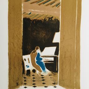 Print, Le piano, André Brasilier