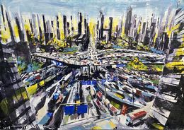 Painting, Traffic Jam Shanghai, Frank De Blok