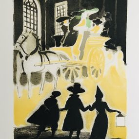 Print, La fête, André Brasilier