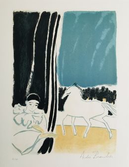 Print, Au cirque, André Brasilier