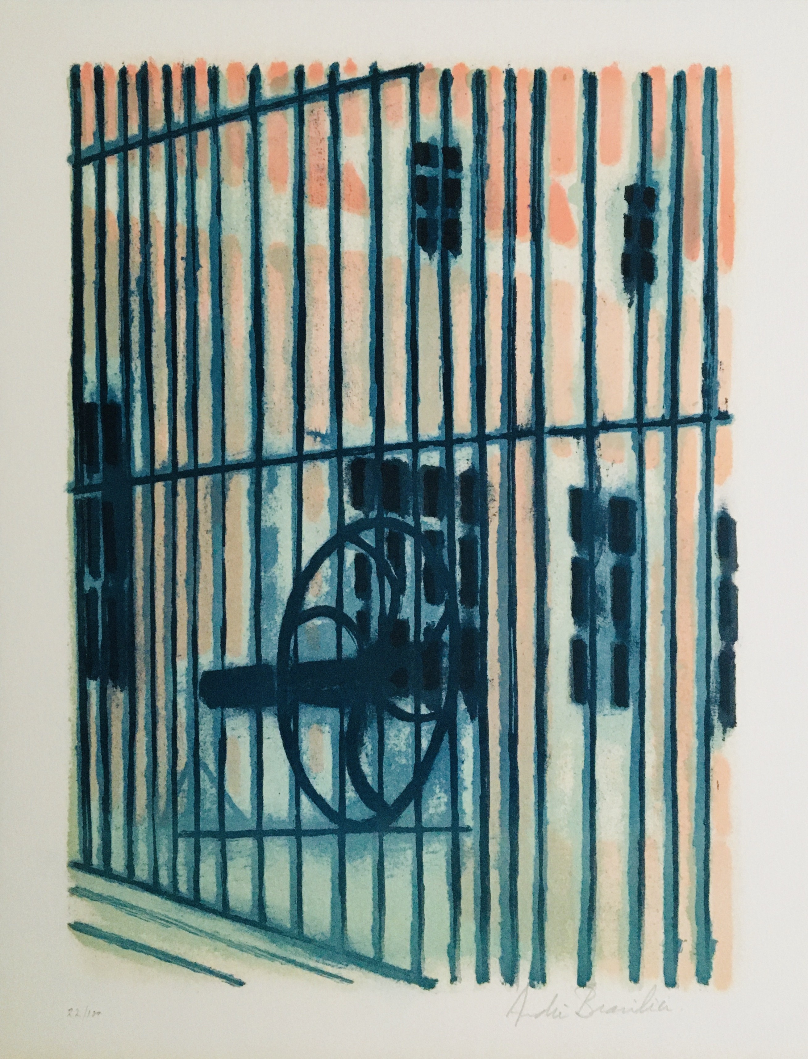 André Brasilier, La cour du Domaine André Brasilier, La cour du Domaine