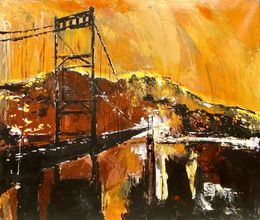 Peinture, Forest Fires San Francisco Bay, Frank De Blok
