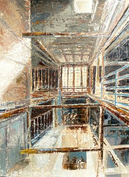 Painting, Vieux local industriel, Frank De Blok