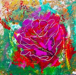 Peinture, Floral market 2, Ayuna Kanatkalieva