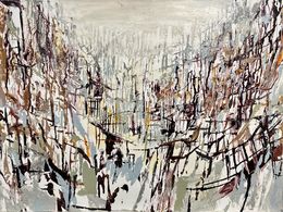 Gemälde, La vallée urbaine, Frank De Blok