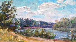 Gemälde, Lake, Kovalenko Ivan