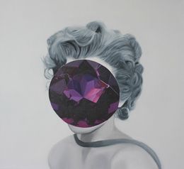 Painting, Citrine (Ava Gardner) Mirror Stone (3), Carolina Gomez