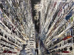 Painting, Hong Kong up and down, Frank De Blok