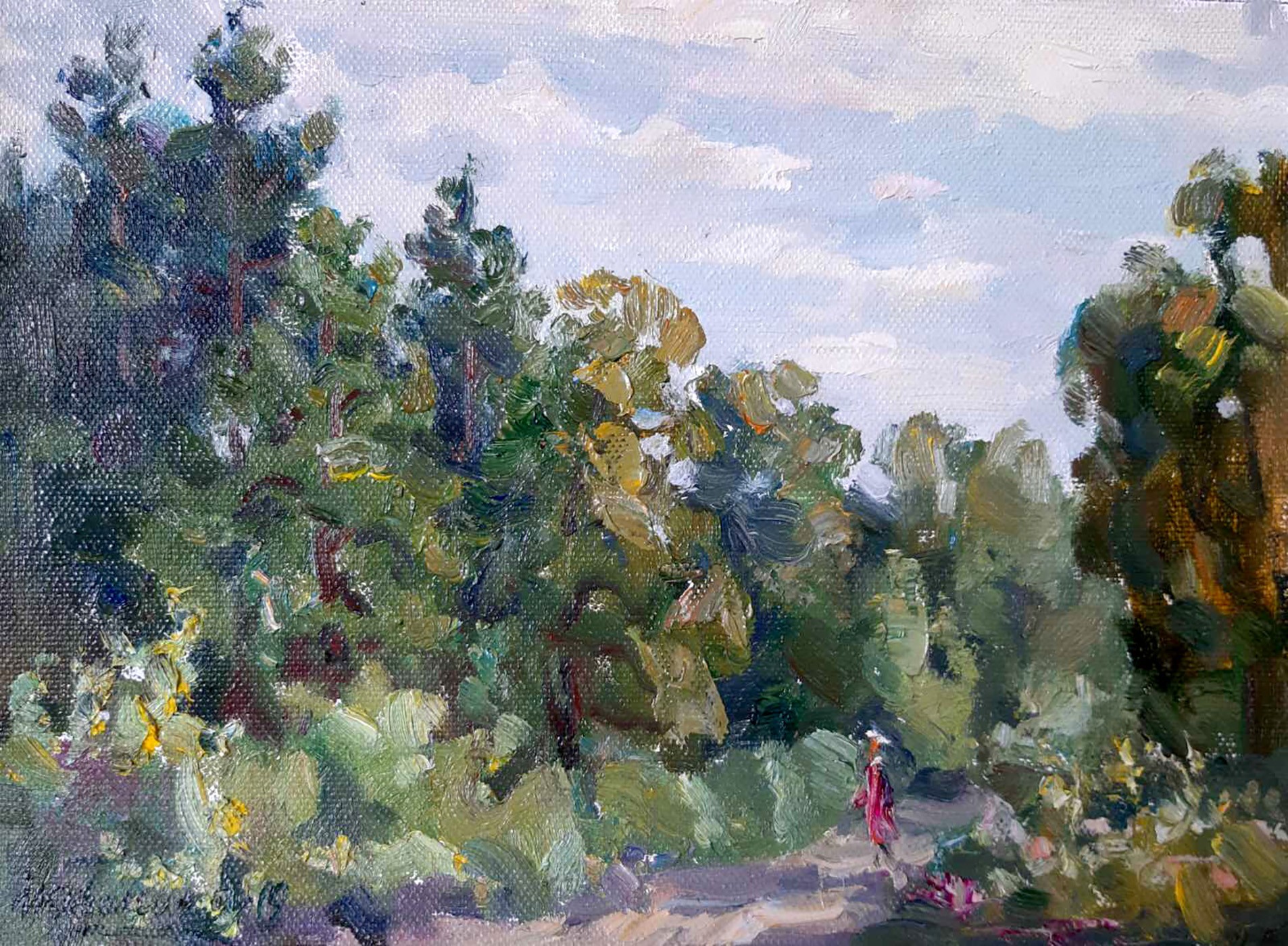 Kovalenko Ivan, Goes through the woods Kovalenko Ivan, Goes through the woods
