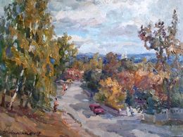 Painting, Bustle of the city, Kovalenko Ivan