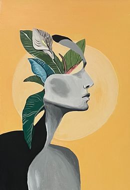 Peinture, Silver face, Catha Gurova