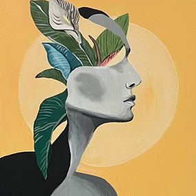 Peinture, Silver face, Catha Gurova