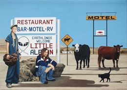 Painting, Area 51, Nataliya Bagatskaya