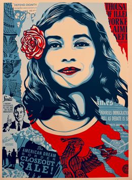 Print, Defend dignity, Shepard Fairey (Obey)