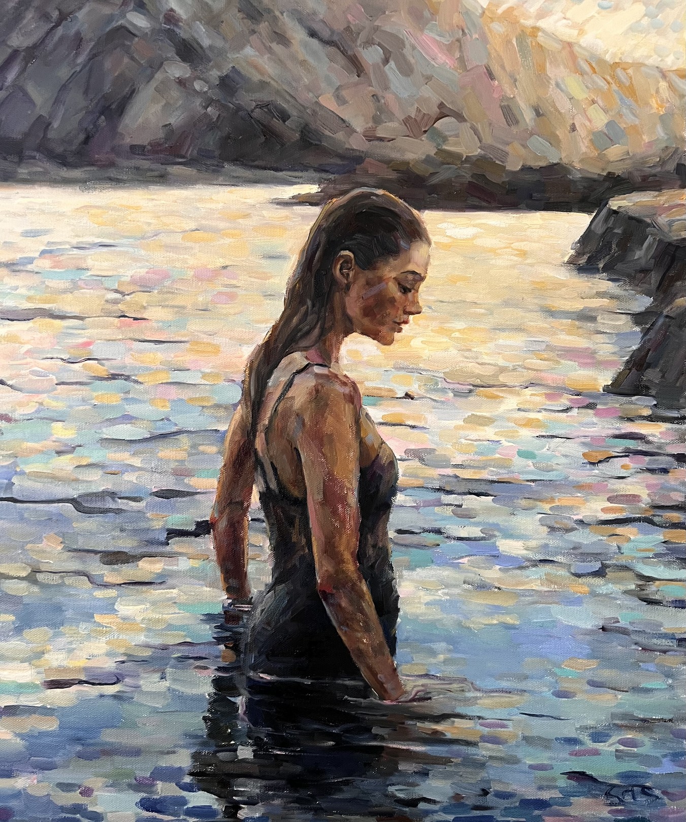 Liubou Sas, Nymph of the fading sun Liubou Sas, Nymph of the fading sun