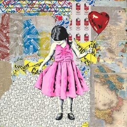 Gemälde, Beaitiful Girl, Mr Brainwash