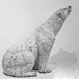 Skulpturen, Ours assis humant, Marie-Josèphe Stenne