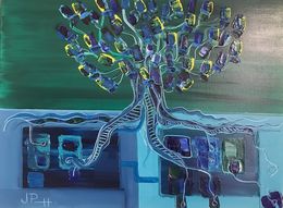 Gemälde, Le dernier Arbre de vie, José Perez Hernandez