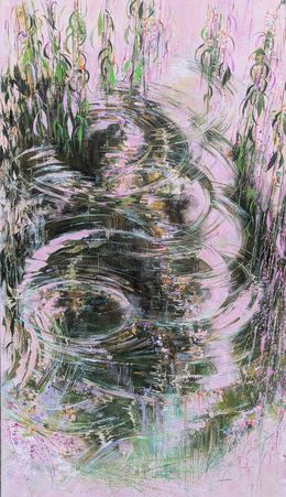 Painting, Les larmes du saule, Nadine Pillon