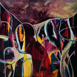 Painting, Internal Dialogue, Karina Lumiere