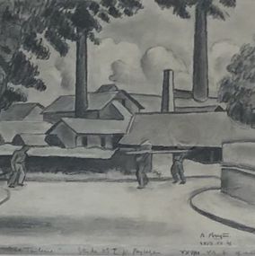 Zeichnungen, La Tuilerie, Alfred-Louis Brugère