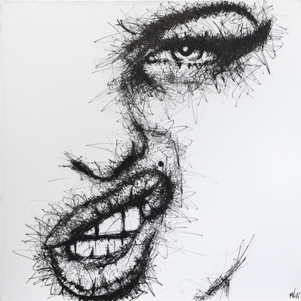 Violeta Mouysset dite Mvili, Contradiction - Série portrait graphique Violeta Mouysset dite Mvili, Contradiction - Série portrait graphique