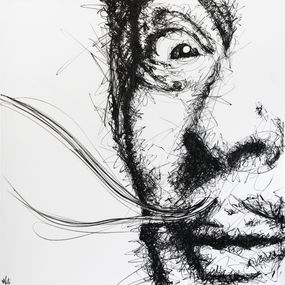 Gemälde, Folie - Série portait graphique, Violeta Mouysset dite Mvili