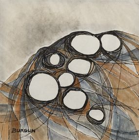Gemälde, PF-J - Série Influences d'Asie, Elisabeth Burgun