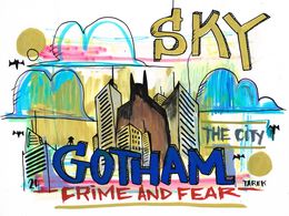 Dessin, Gotham city, Tarek