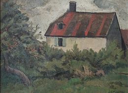 Peinture, Dimanche pluvieux, Gustave Francois