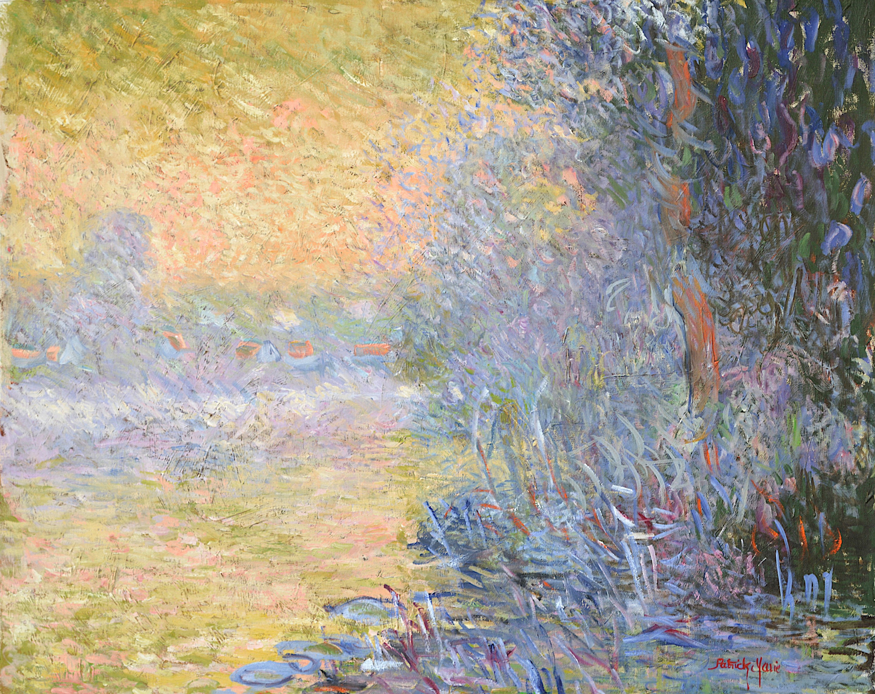 Patrick Marie, Lever de soleil sur la Seine N°2 Patrick Marie, Lever de soleil sur la Seine N°2