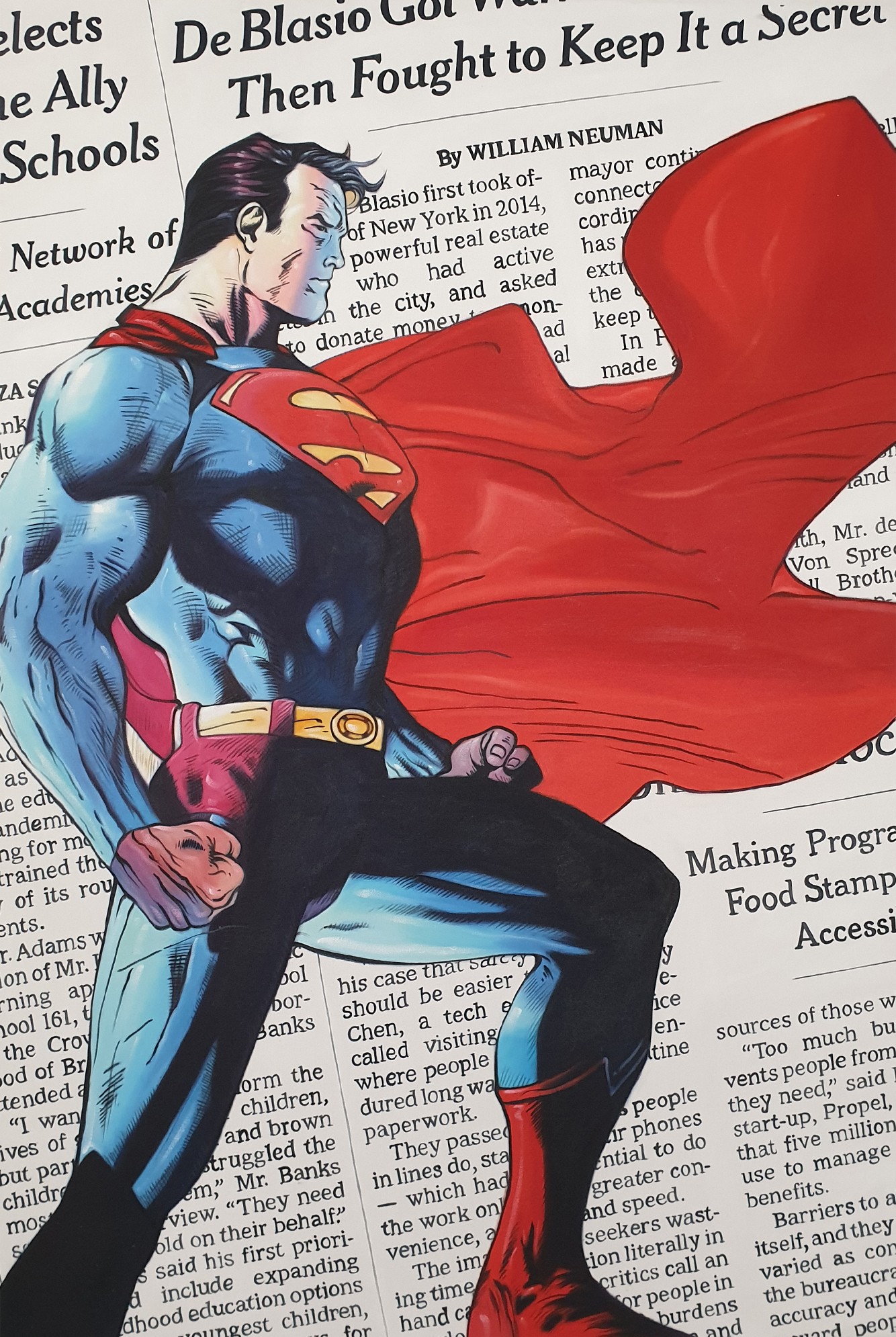 Benjamin SPaRK, Man of Steel - Superman in the National New York Times Benjamin SPaRK, Man of Steel - Superman in the National New York Times