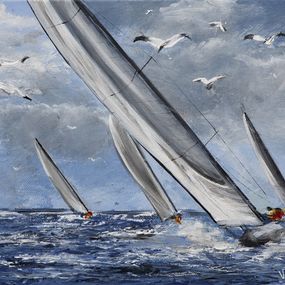 Gemälde, Régate - Monde de la voile, V-Trillard