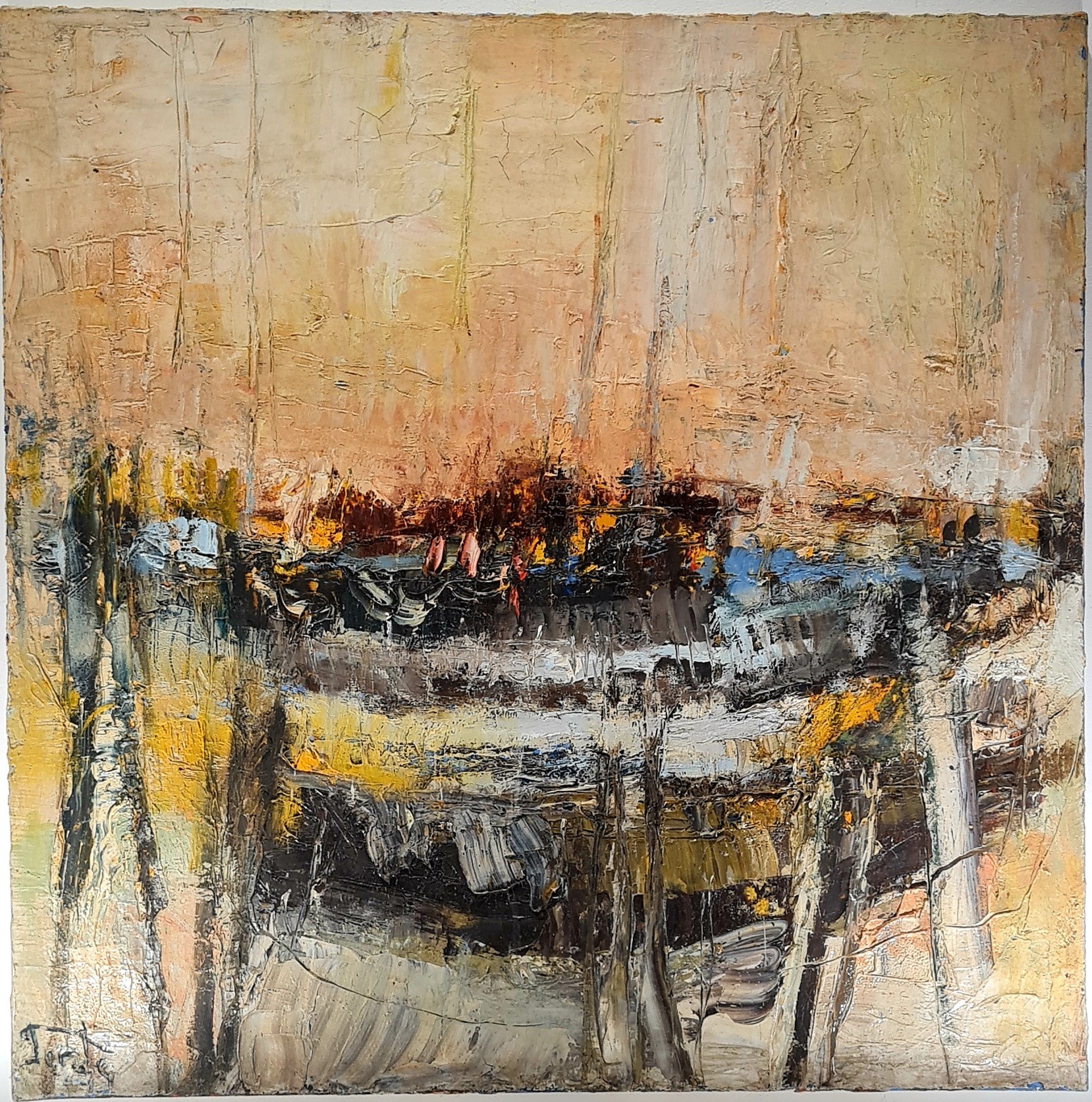 Jacques Gorde, Marine au Soleil Couchant Jacques Gorde, Marine au Soleil Couchant