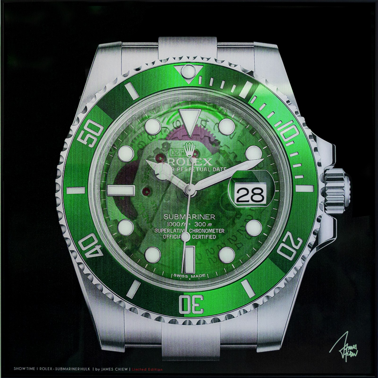James Chiew, Rolex Sea-dweller Submariner Lenticular James Chiew, Rolex Sea-dweller Submariner Lenticular