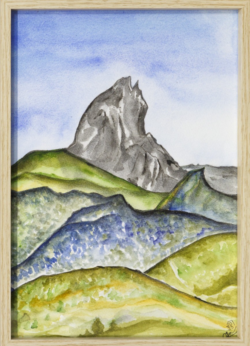 Christelle Maria, Pays d'Ossau - Paysage stylisé Christelle Maria, Pays d'Ossau - Paysage stylisé