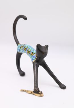 Sculpture, Le chat et la souris, Yannick Le Bloas