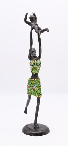 Sculpture, Femme et enfant, Yannick Le Bloas