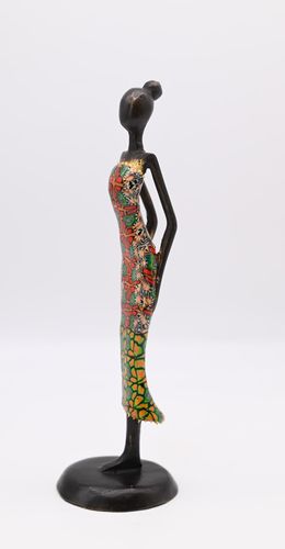 Sculpture, Femme à la robe longue, Yannick Le Bloas