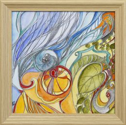 Painting, Vision - Paysage imaginaire, Christelle Maria