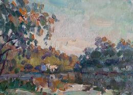 Gemälde, River landscape, Kovalenko Ivan