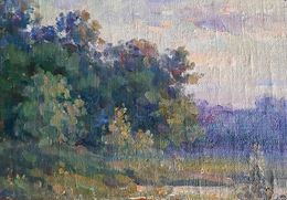 Gemälde, Evening landscape, Kovalenko Ivan