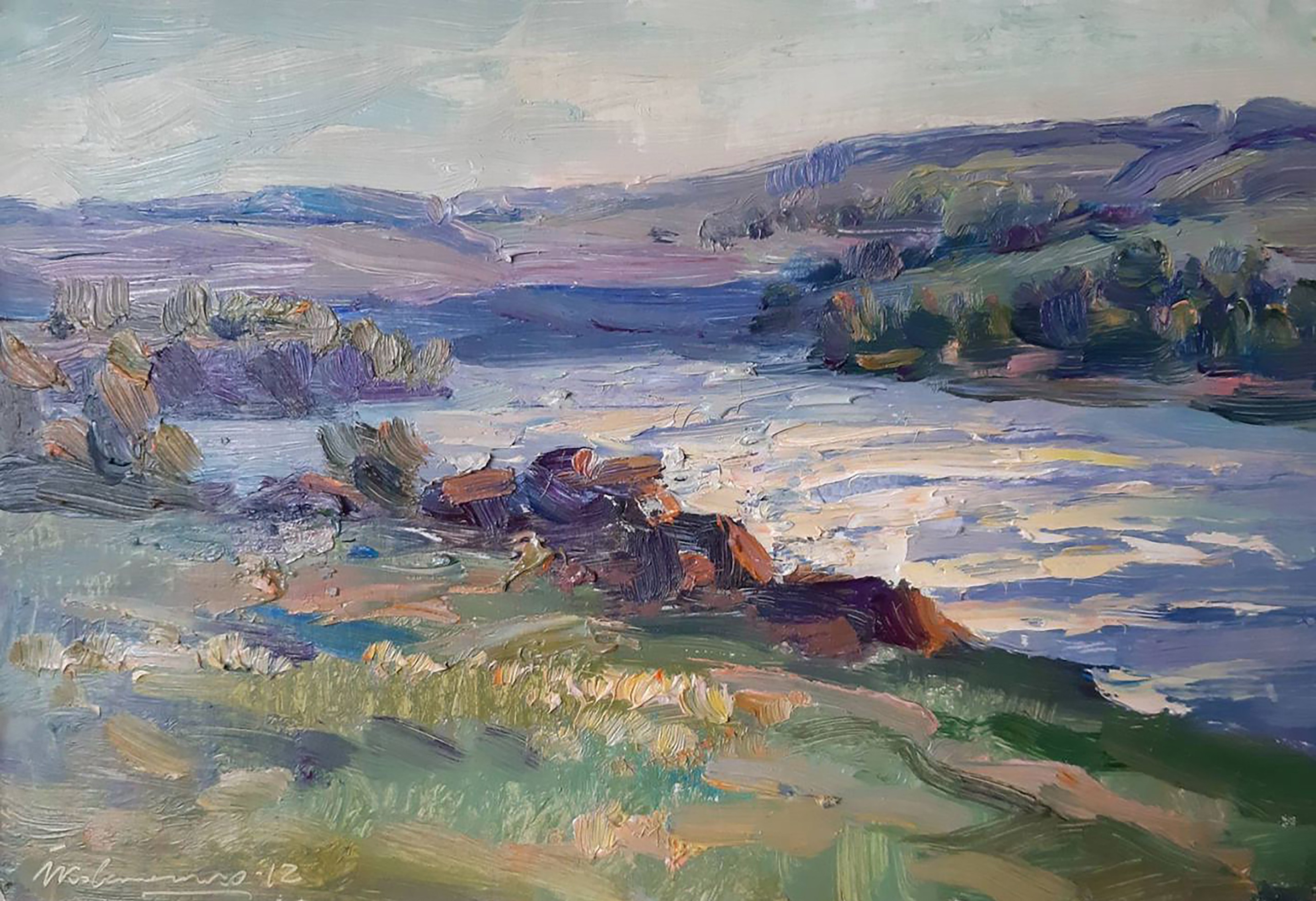 Kovalenko Ivan, River landscape Kovalenko Ivan, River landscape