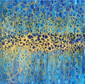 Gemälde, Reve bleu 3, Ghislaine Chapuis